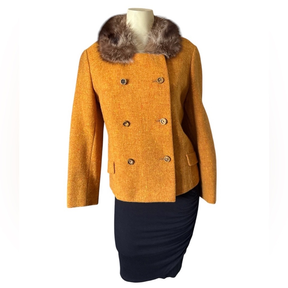 Vintage Women Blazer Coat Jacket Reine Schurwolle Germany pure wool